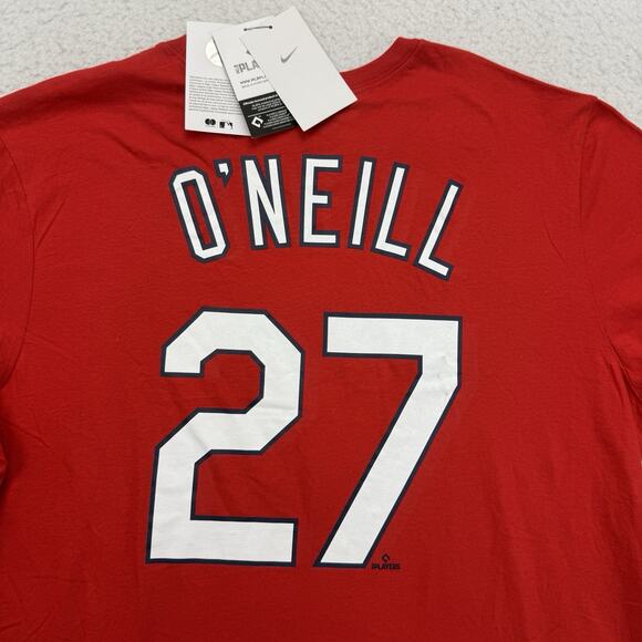 Nike St Louis Cardinals Shirt Mens XL Red 27 Tyler O'Neill MLB Baseball NWT - Picture 11 of 11